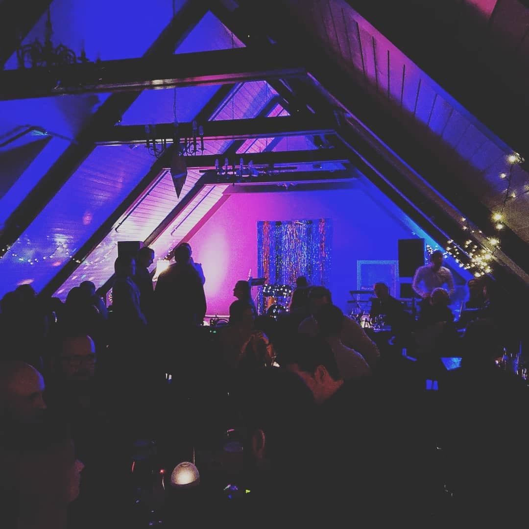 A busy evening at Kornhlaðan — a private event venue in central Reykjavík